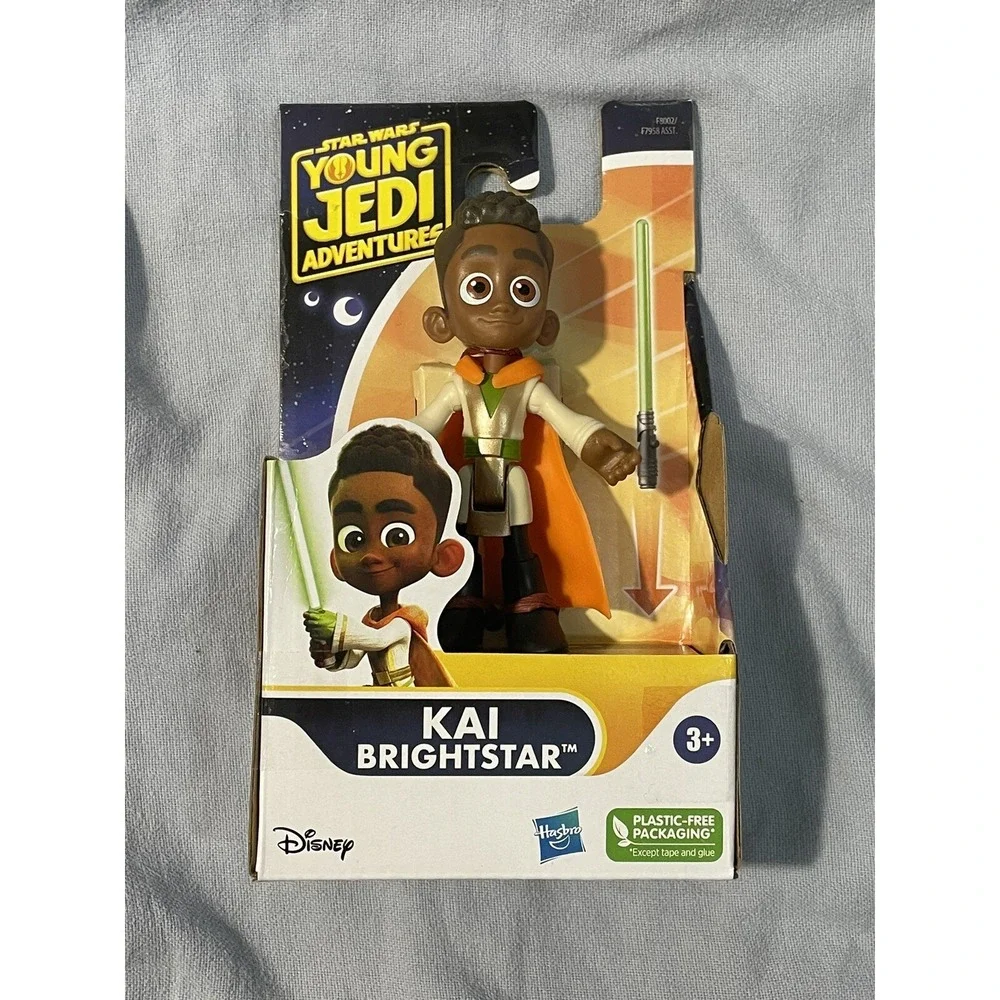 NEW Set‎ 4 Disney Hasbro Star Wars Young Jedi Adventures Plastic Action Figures